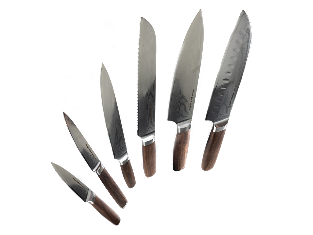 Damaskus komplet knivsæt