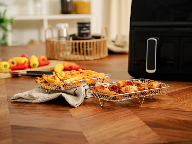 STAPELBARE AIRFRYER-RACKS DUAL