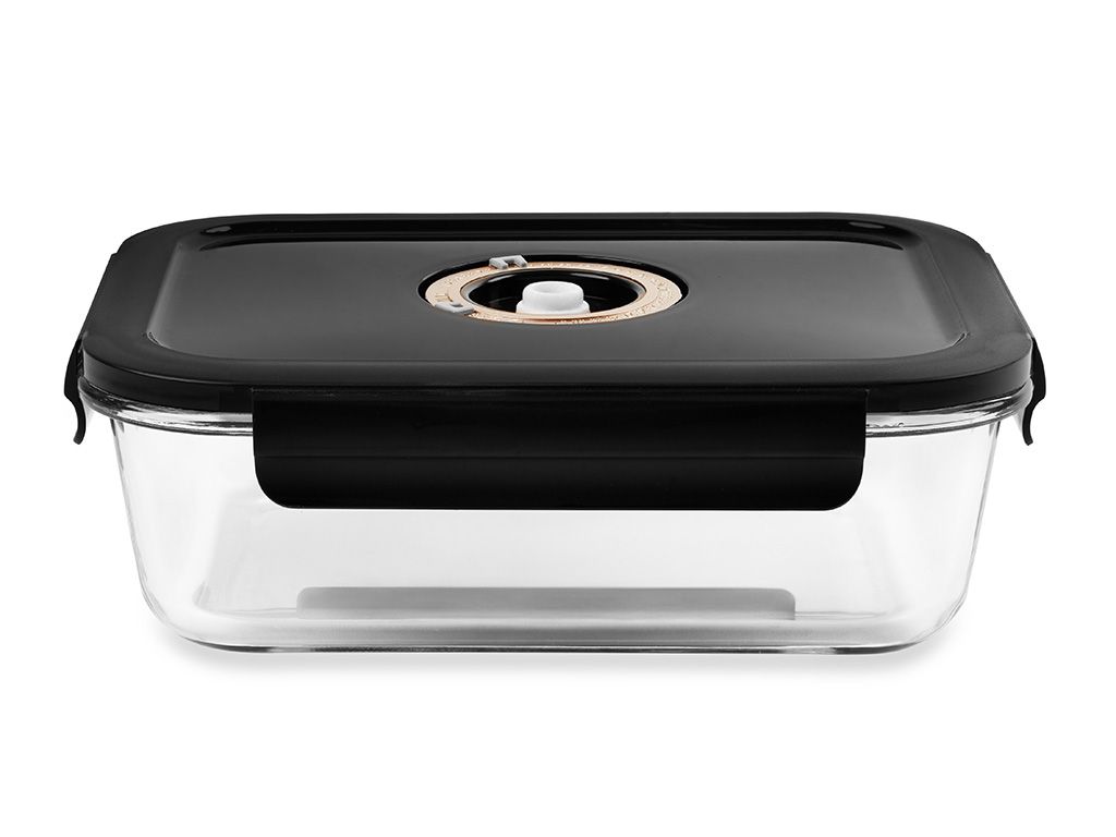 RECHTECKIGER VACUUM-GLASBEHÄLTER – 1480ML - 1