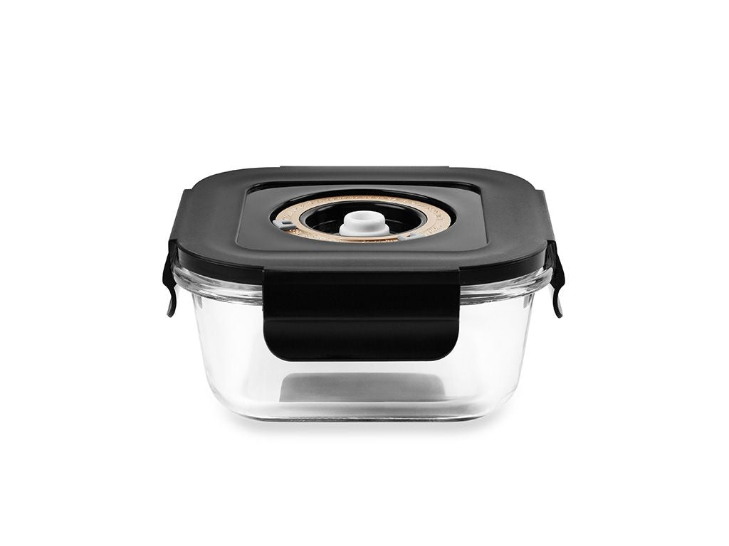 QUADRATISCHER VACUUM-GLASBEHÄLTER – 525ML - 1