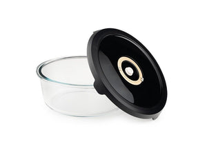 ROUND VACUUM GLASS CONTAINER – 1400ML - 2